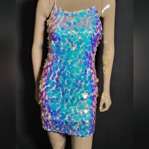 NWT Sequin color changing dress Medium - Picture 4 of 5